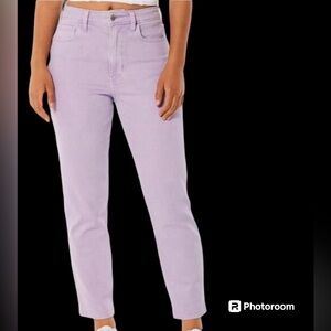 Ultra High-Rise Light purple mom jeans